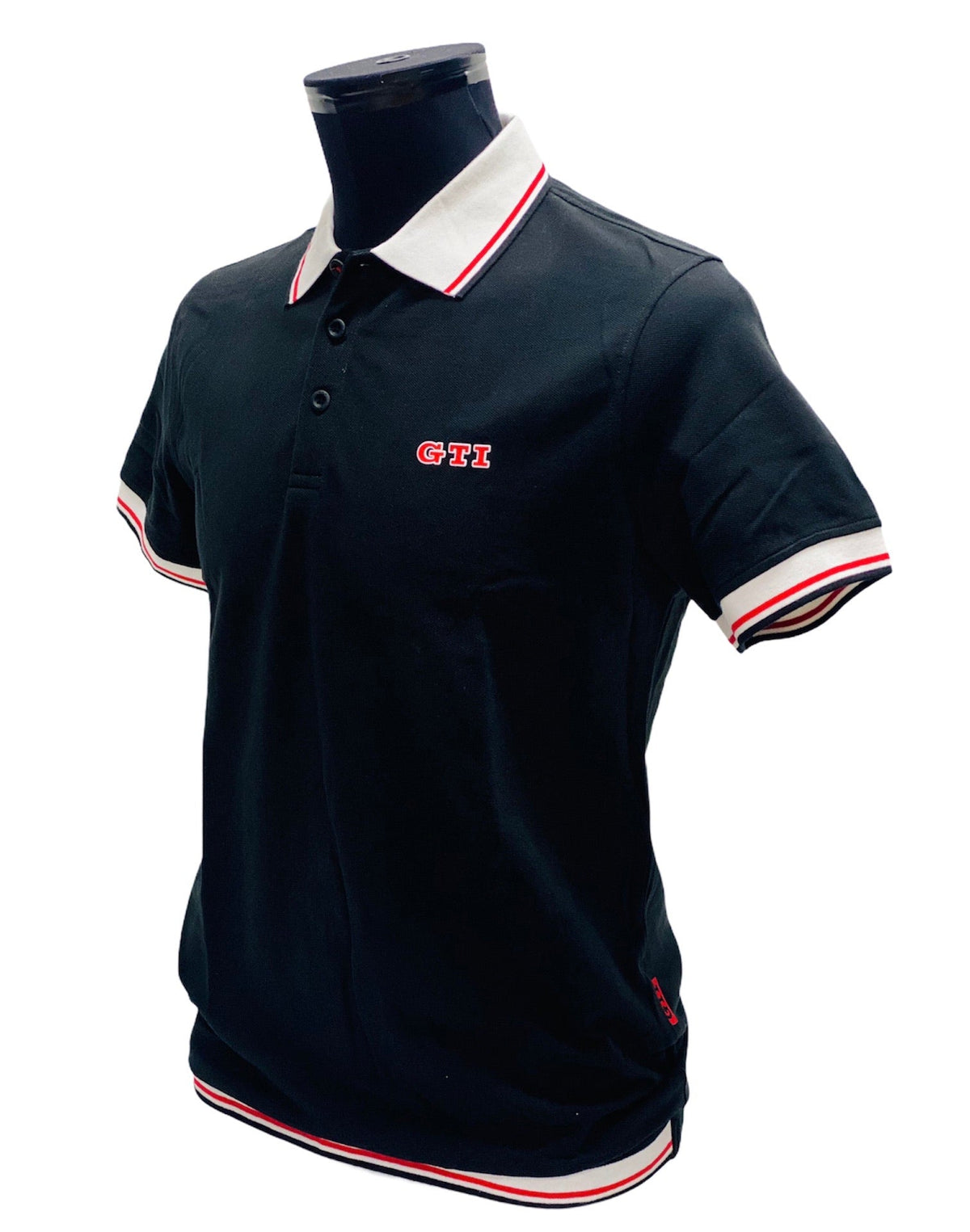 GTI GOLFER SHIRT BLACK