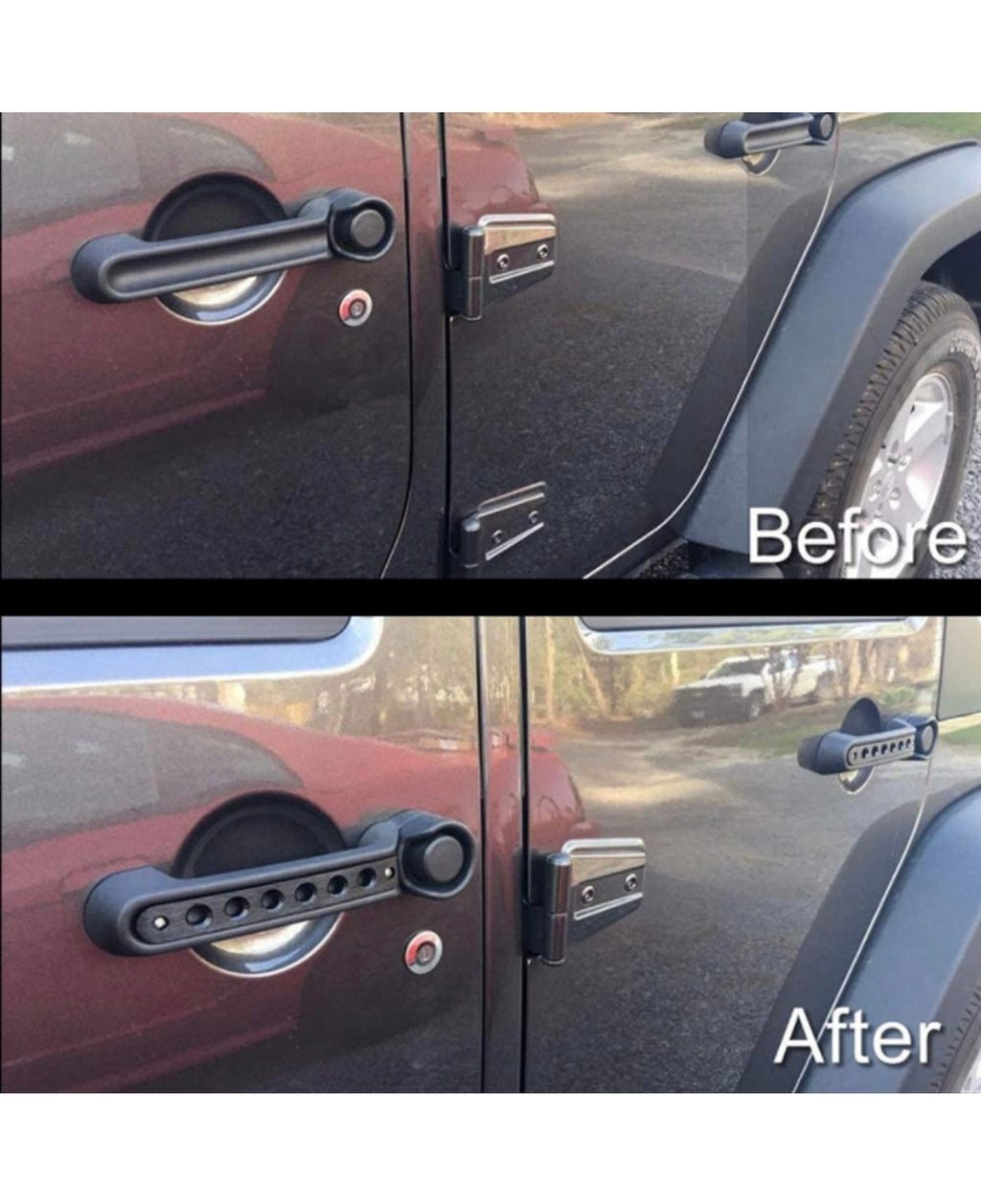 JEEP door handle cover trim kit 5pce