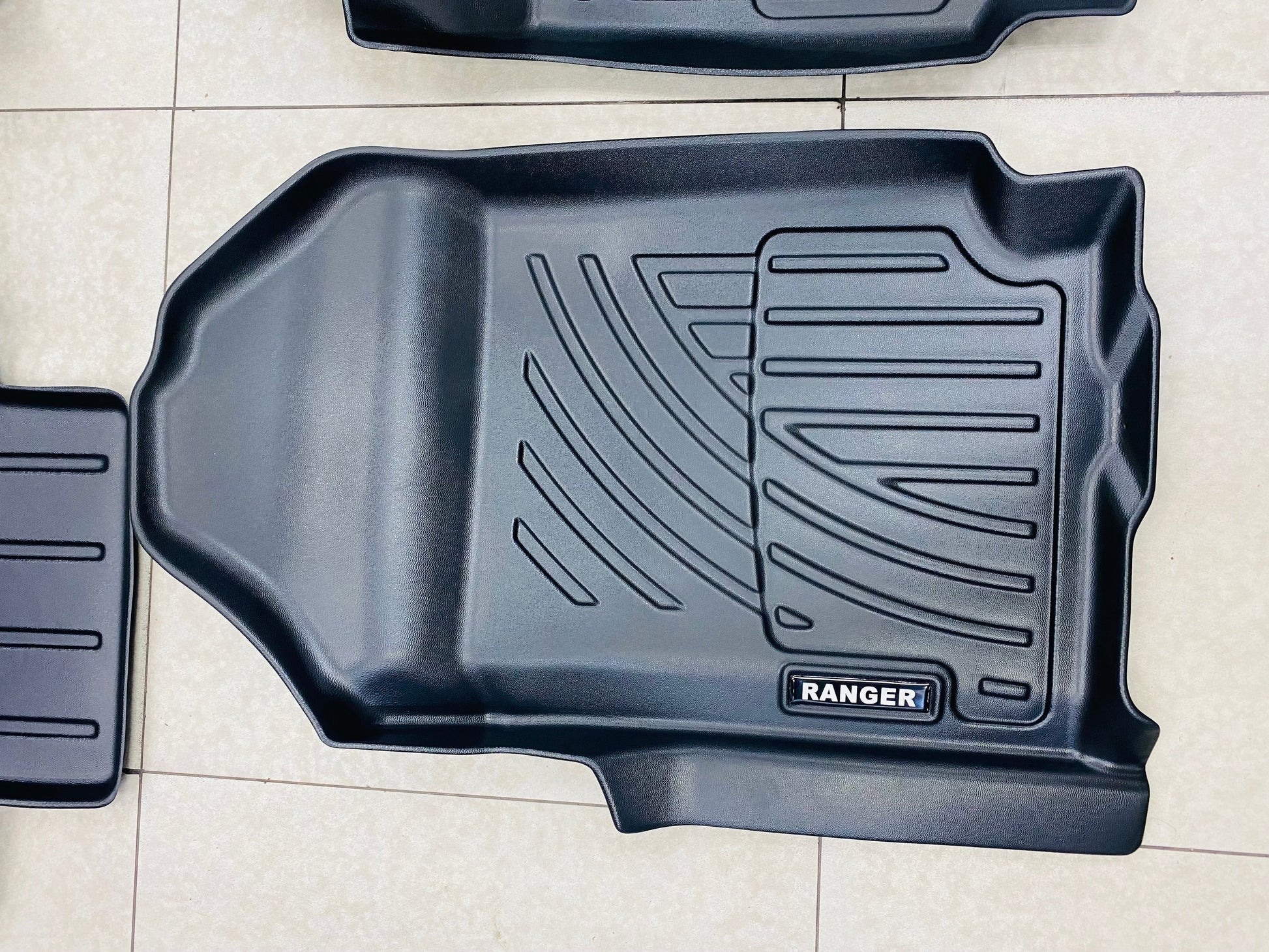 Ford ranger 2012-2020 plastic moulded interior lining mat set