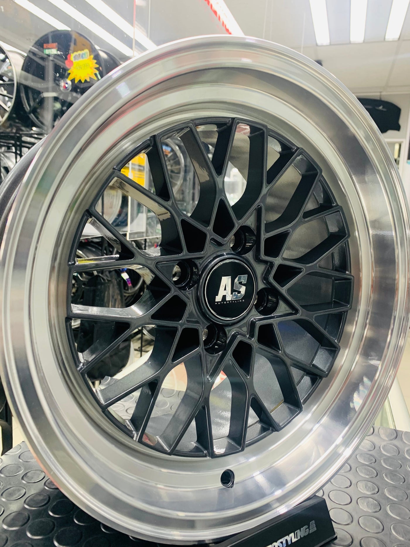 15” AS-AW113 4/100 & 4/114 multi pcd gunmetal wheels