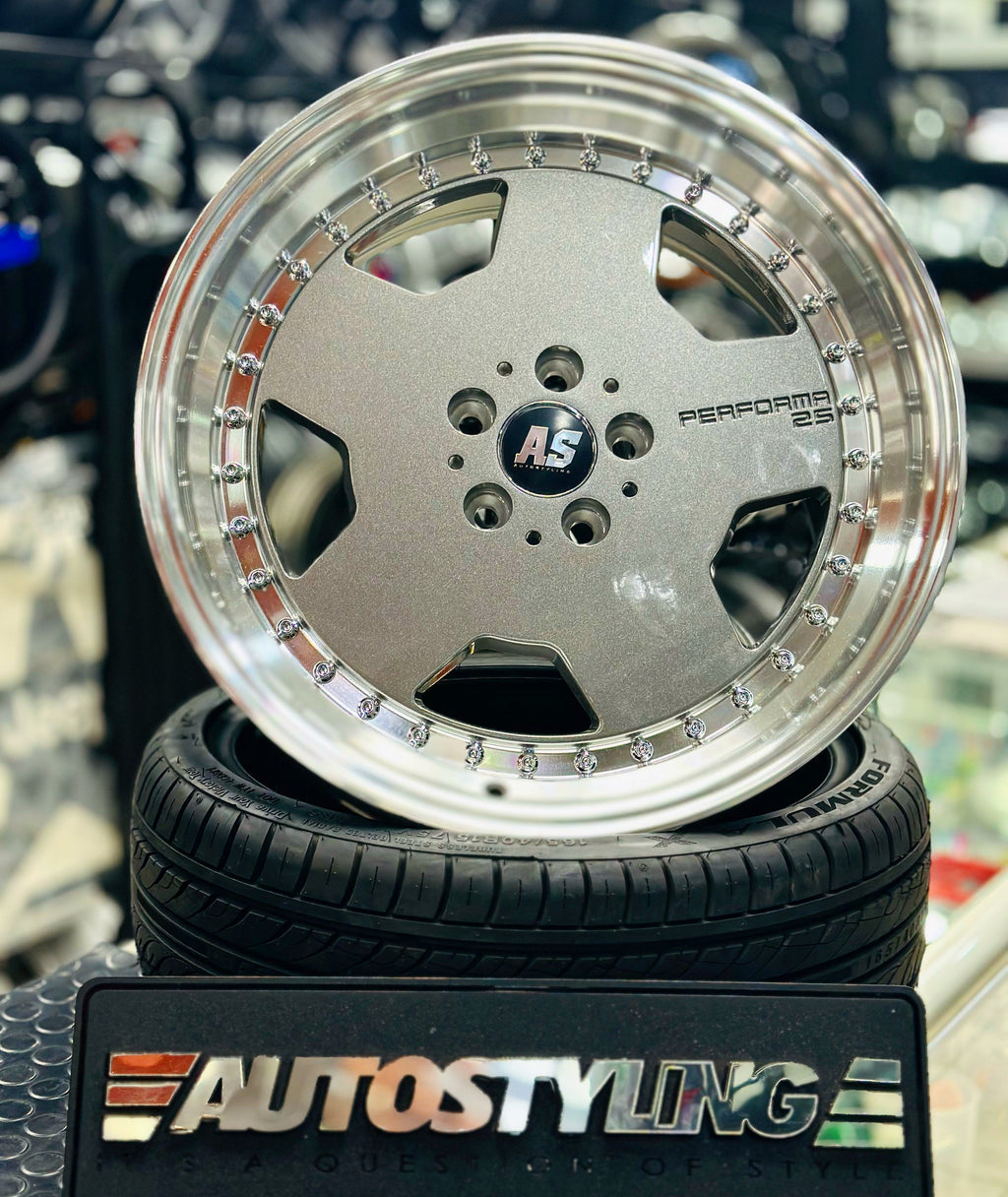17''  AS-AMG PERFORMA M/ BLOCK 4/100 & 5/100 WHEELS