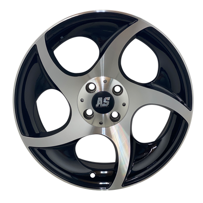 17” AS- SLR 4/100 BLACK WITH SILVER FACE