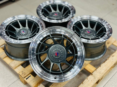 15” AS-7574 GUNMETAL 4/100 4/108 wheels