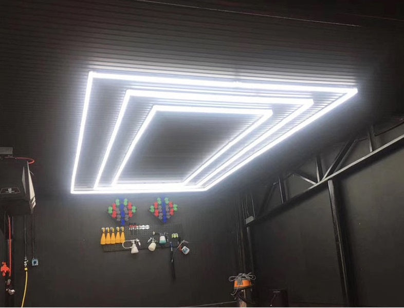 Designer Hexagon /arrow led lights 4.8m x2.4m
