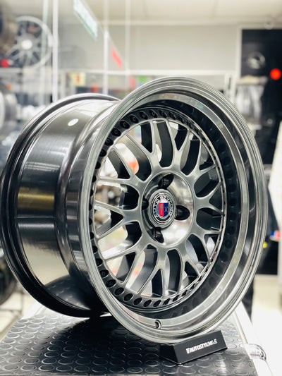 17” AS-XX 4x100 GUNMETAL WIDES ALL ROUND
