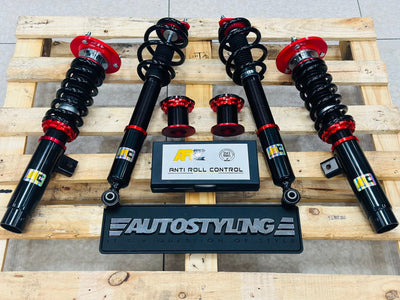 ARC PRO VERSION COILOVERS WITH CAMBER  BMW E46 METAL MOUNTING