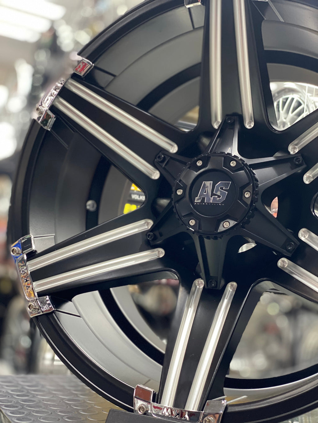 17” AS6086BM 5x150 Toyota Land cruiser  rims