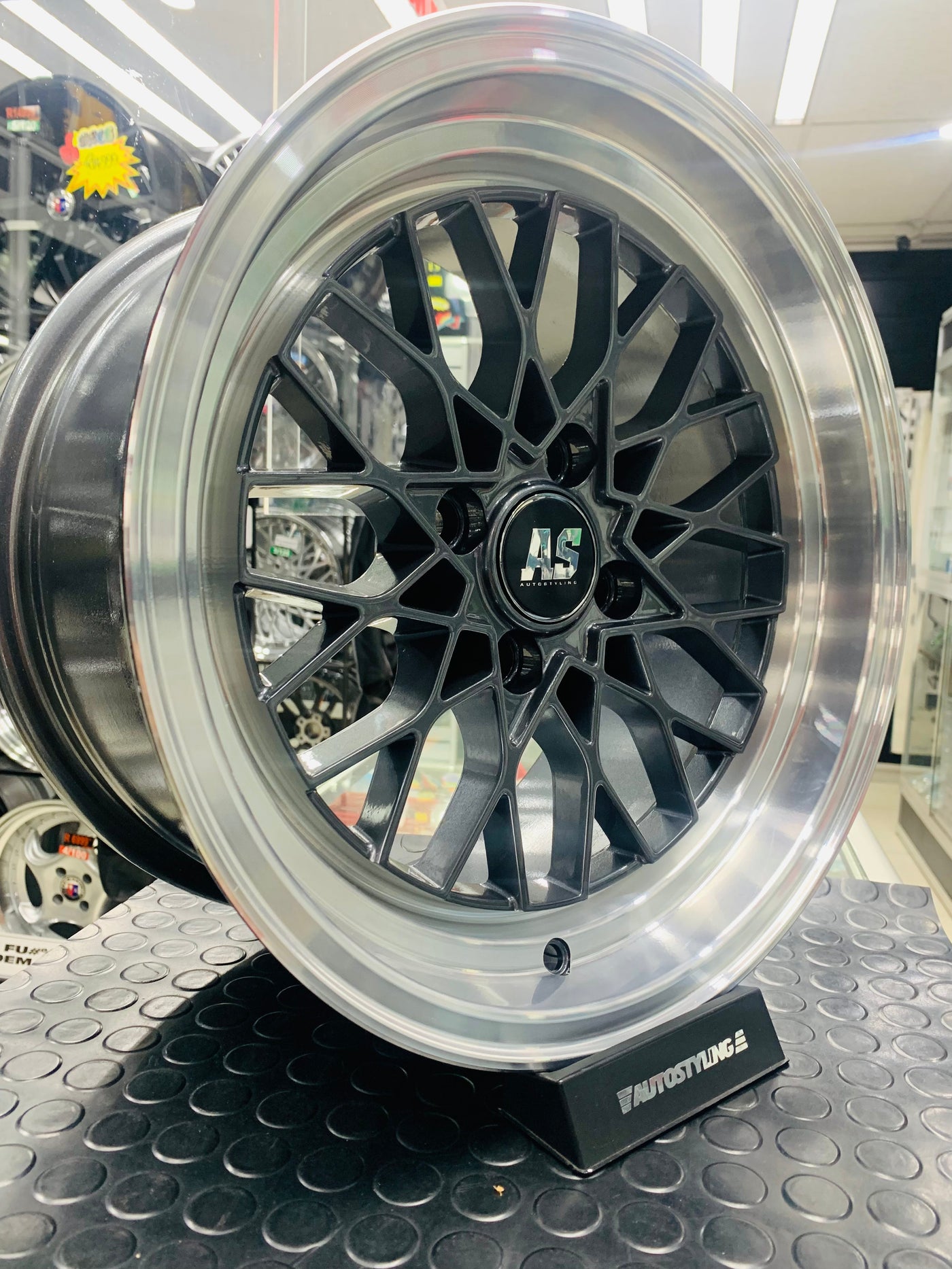 15” AS-AW113 4/100 & 4/114 multi pcd gunmetal wheels