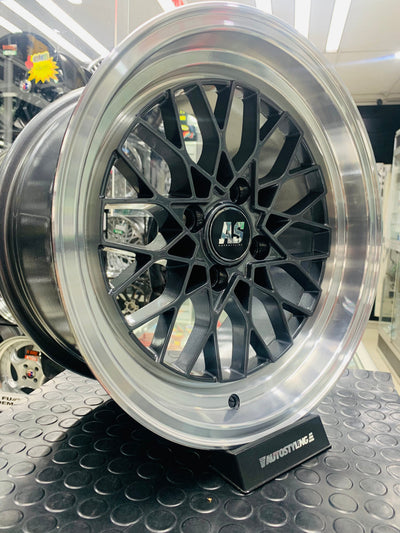 15” AS-AW113 4/100 & 4/114 multi pcd gunmetal wheels
