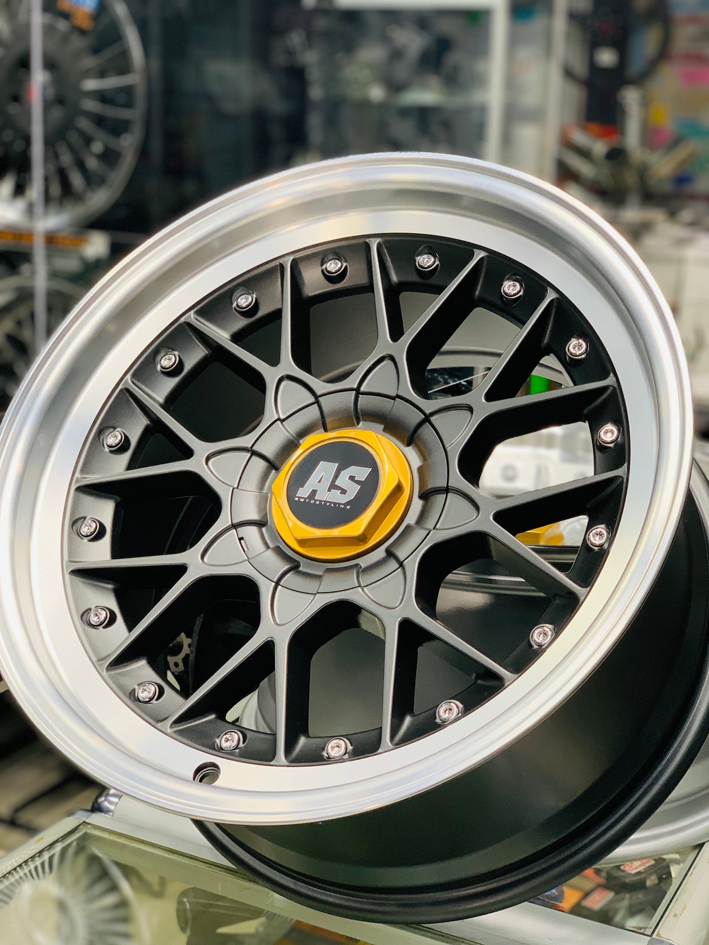 17” AS BBS 506 4/100 & 5/100 matt grey wheels