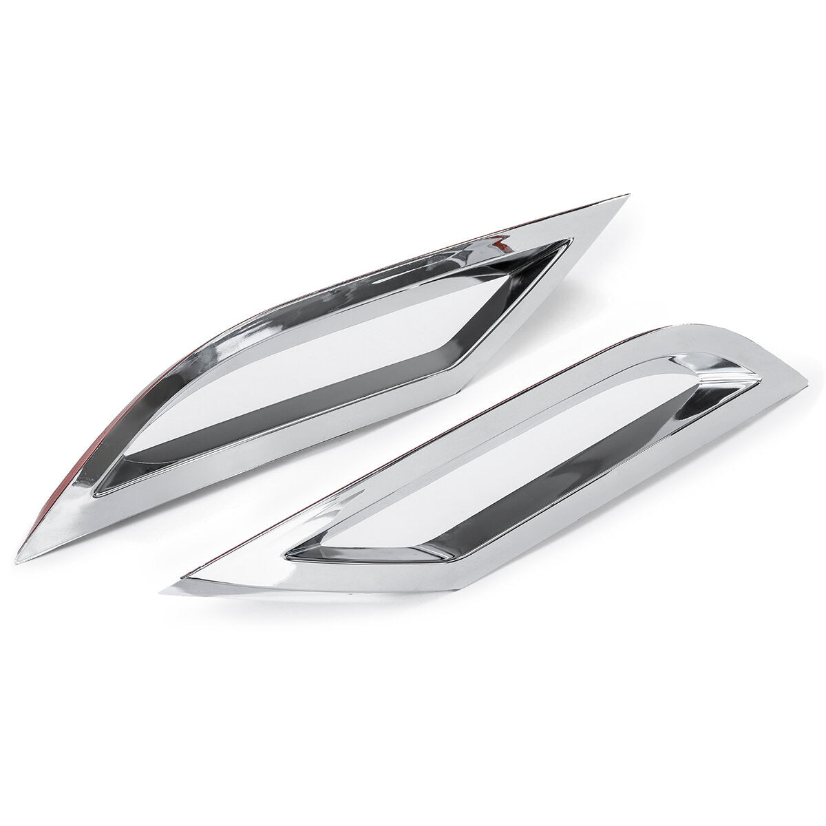 VW POLO 8 TSI TO R-LINE UPGRADE REAR DIFFUSER CHROME TRIMMING