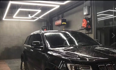 Designer Hexagon /arrow led lights 4.8m x2.4m