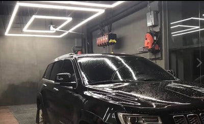 Designer Hexagon /arrow led lights 4.8m x2.4m