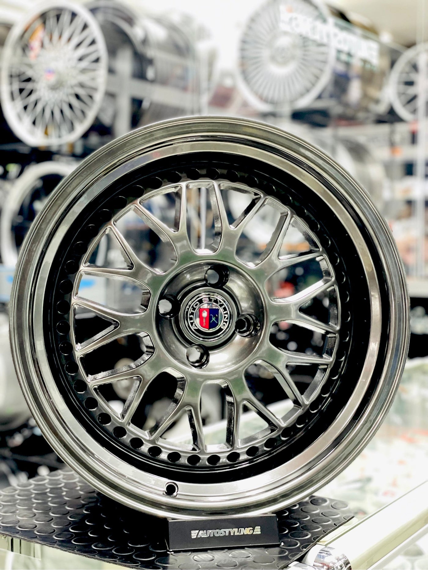 17” AS-XX 4x100 GUNMETAL WIDES ALL ROUND