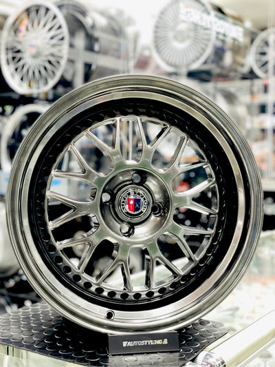 17” AS-XX 4x100 GUNMETAL WIDES ALL ROUND