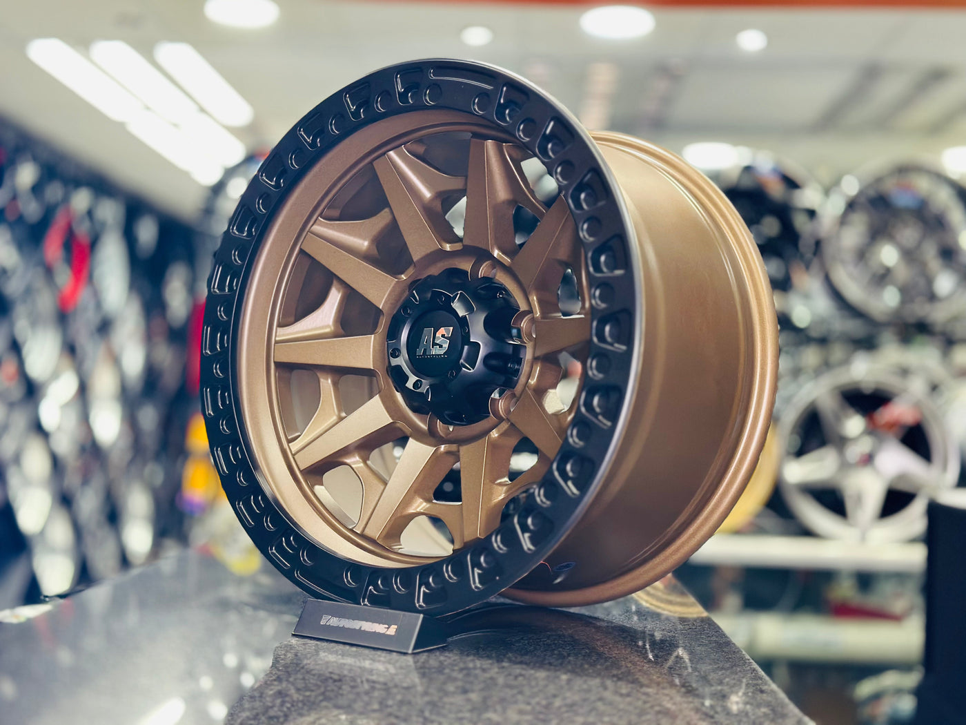 17” AS- F2005 BAKKIE   RIMS 6/139  bronze wheels