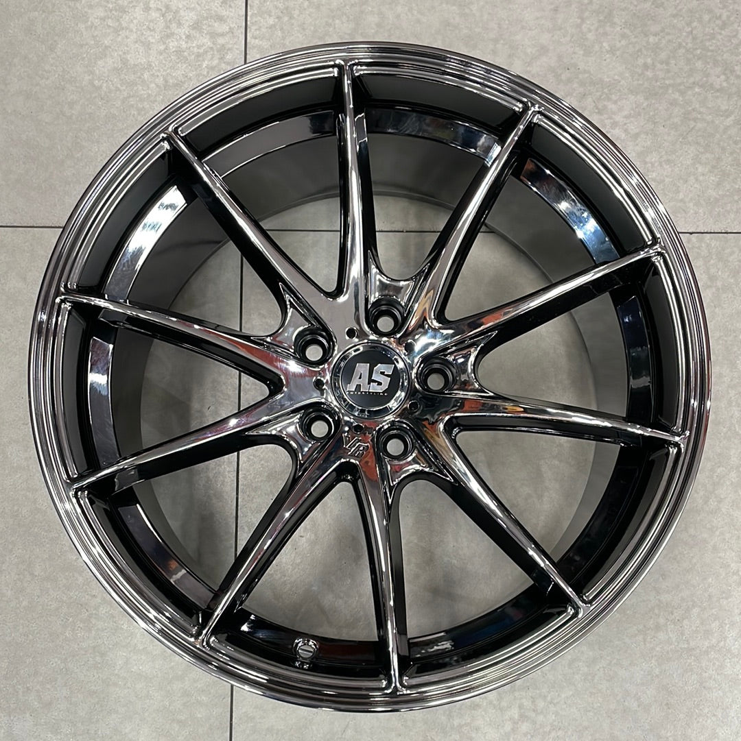 19” rays blk chrome 5/114