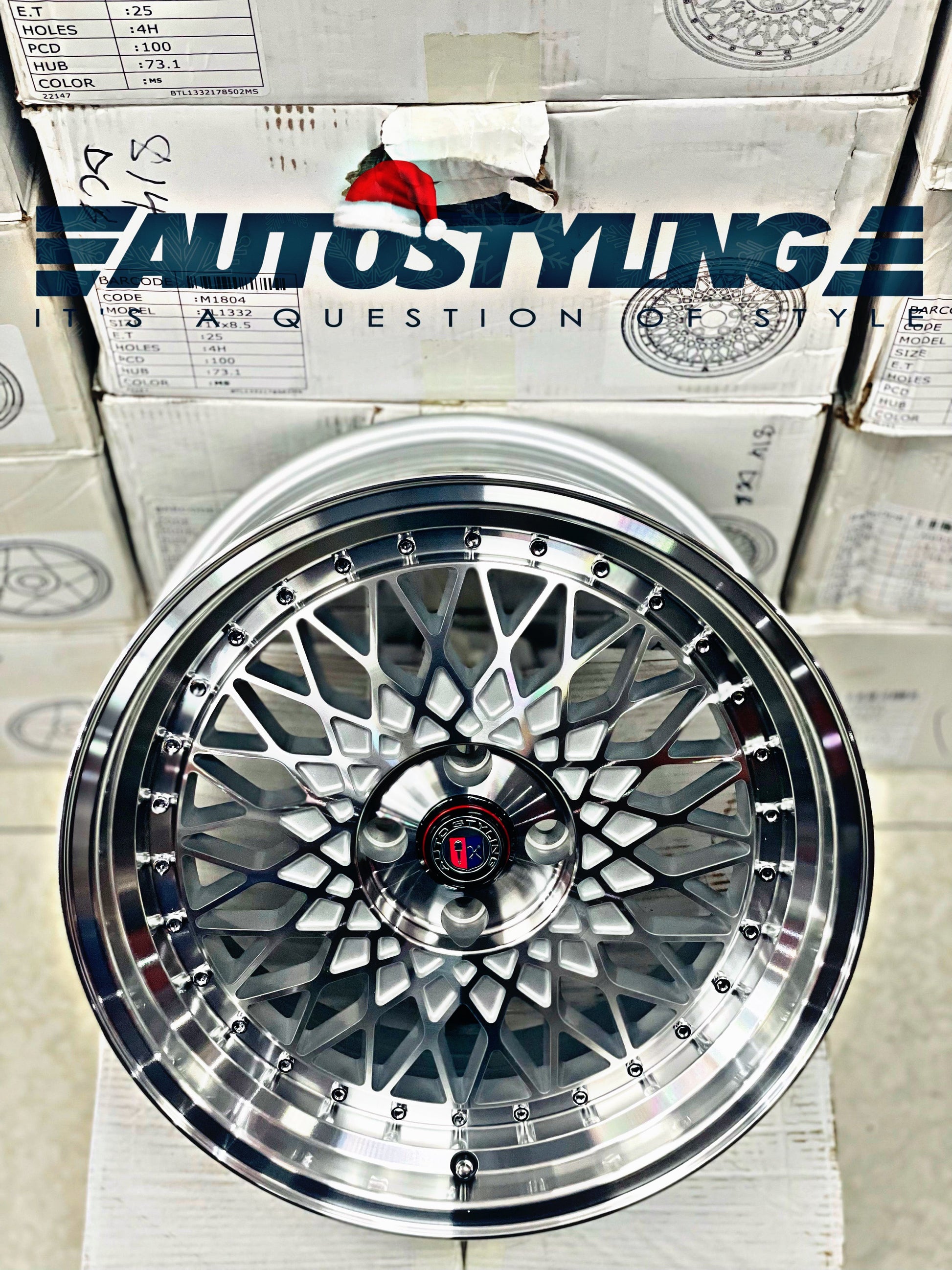 17” AS- HRE MESH WHEELS