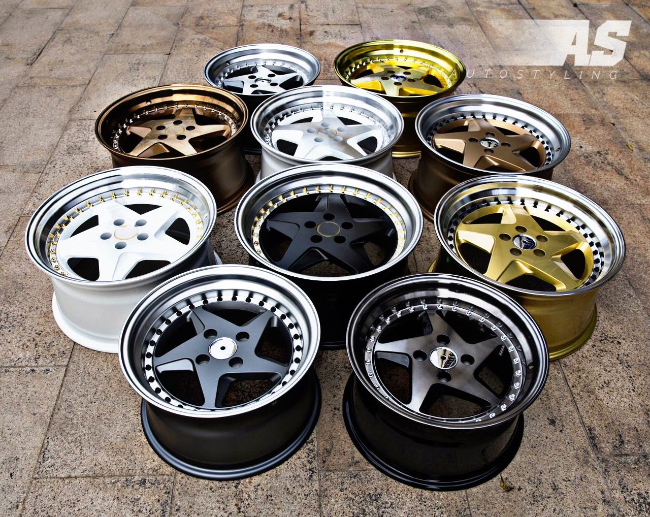 15'' AS-FERRARI 348 4/100 WHEELS