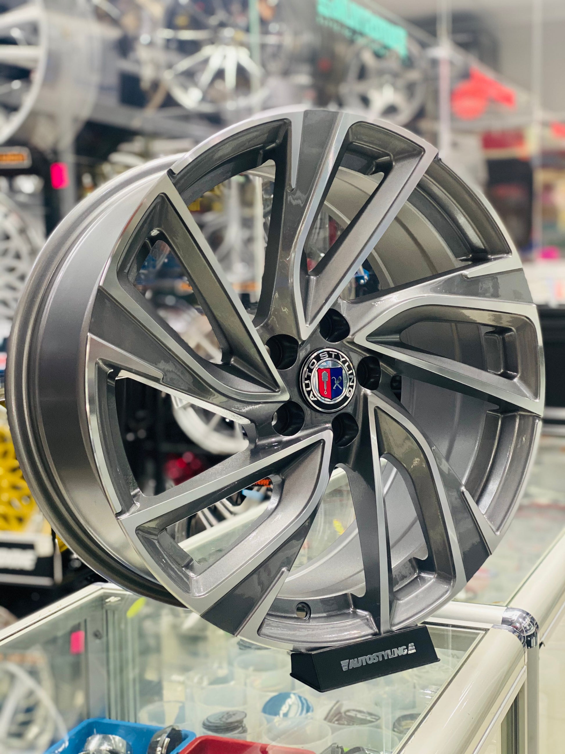 17” AS- ZCC 5/100 GUNMETAL MACHINE FACE