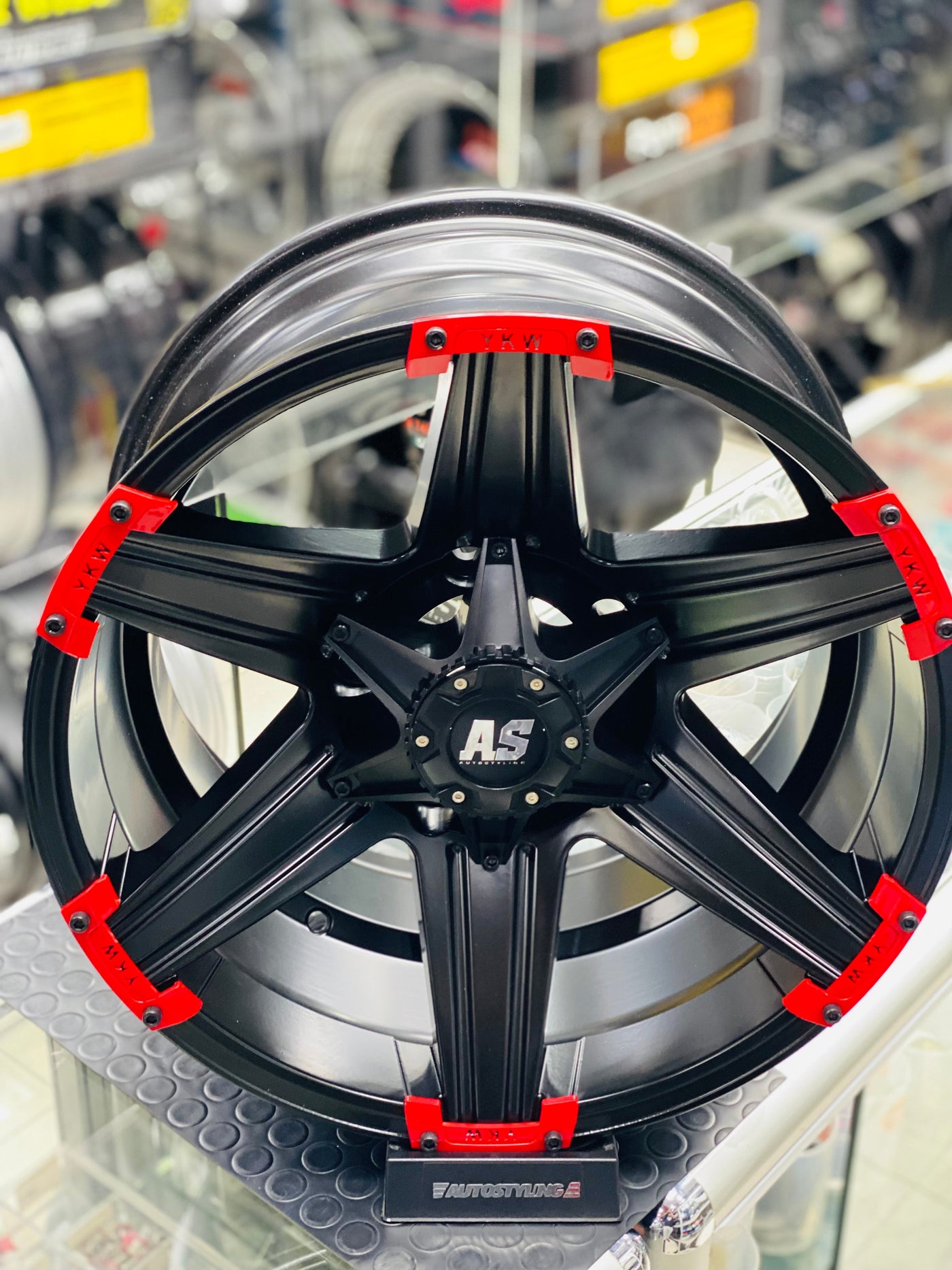 17” AS6086BM/R 5x150 Toyota Land cruiser  rims