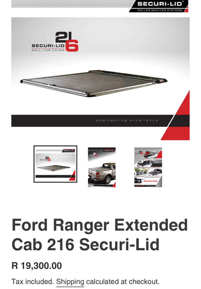 FORD RANGER T7 WILDTRAK SECU