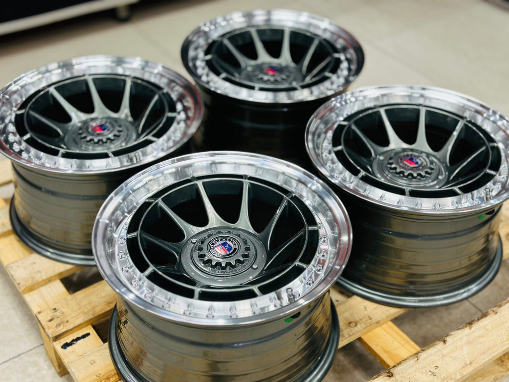 15” AS-7158  GUNMETAL 4/100 4/114 wheels
