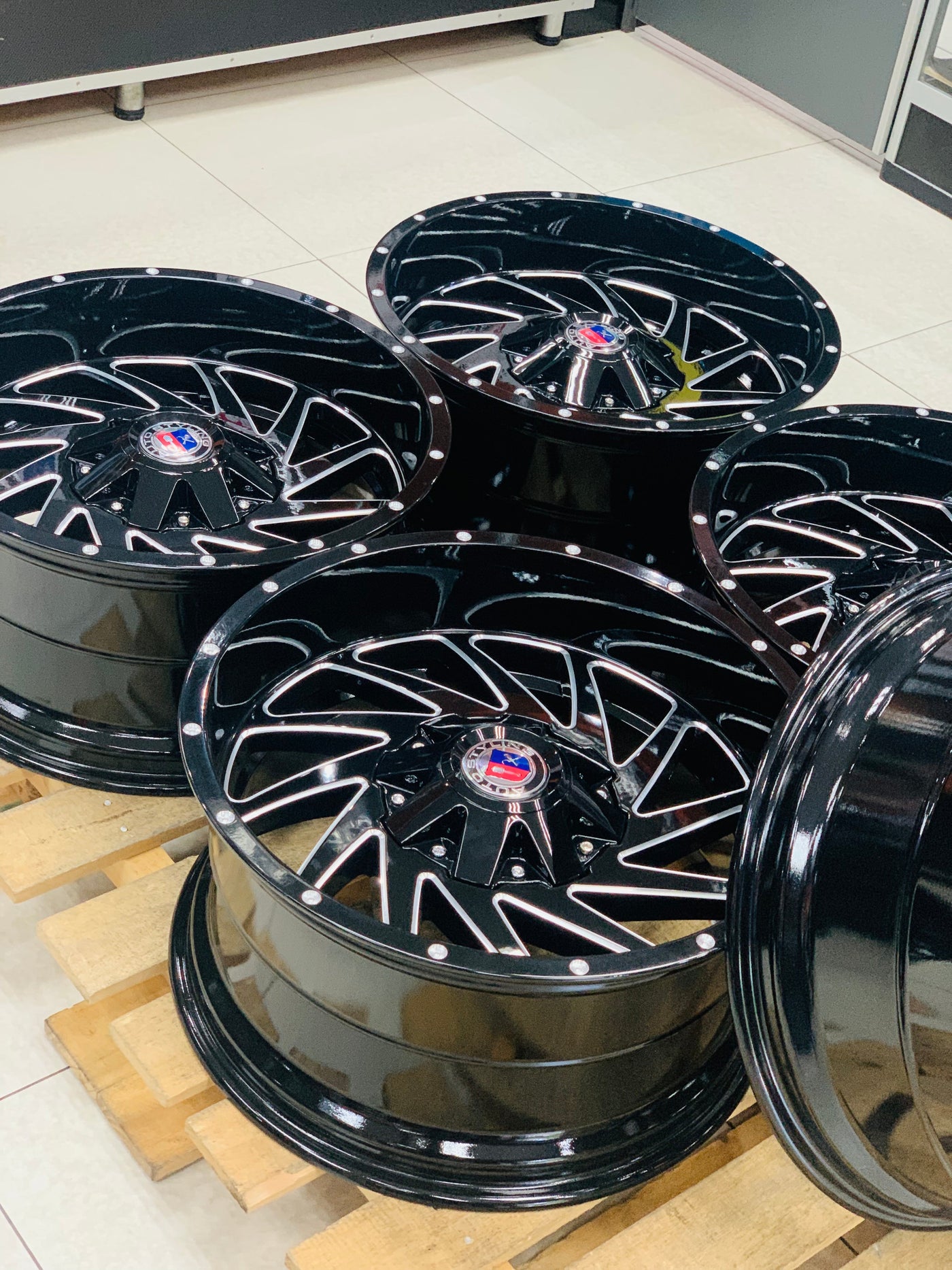 20” M3749 5x127 JEEP RIMS set of 5