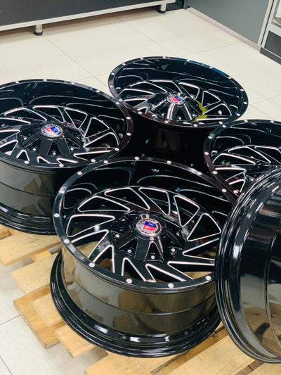 20” M3749 5x127 JEEP RIMS set of 5