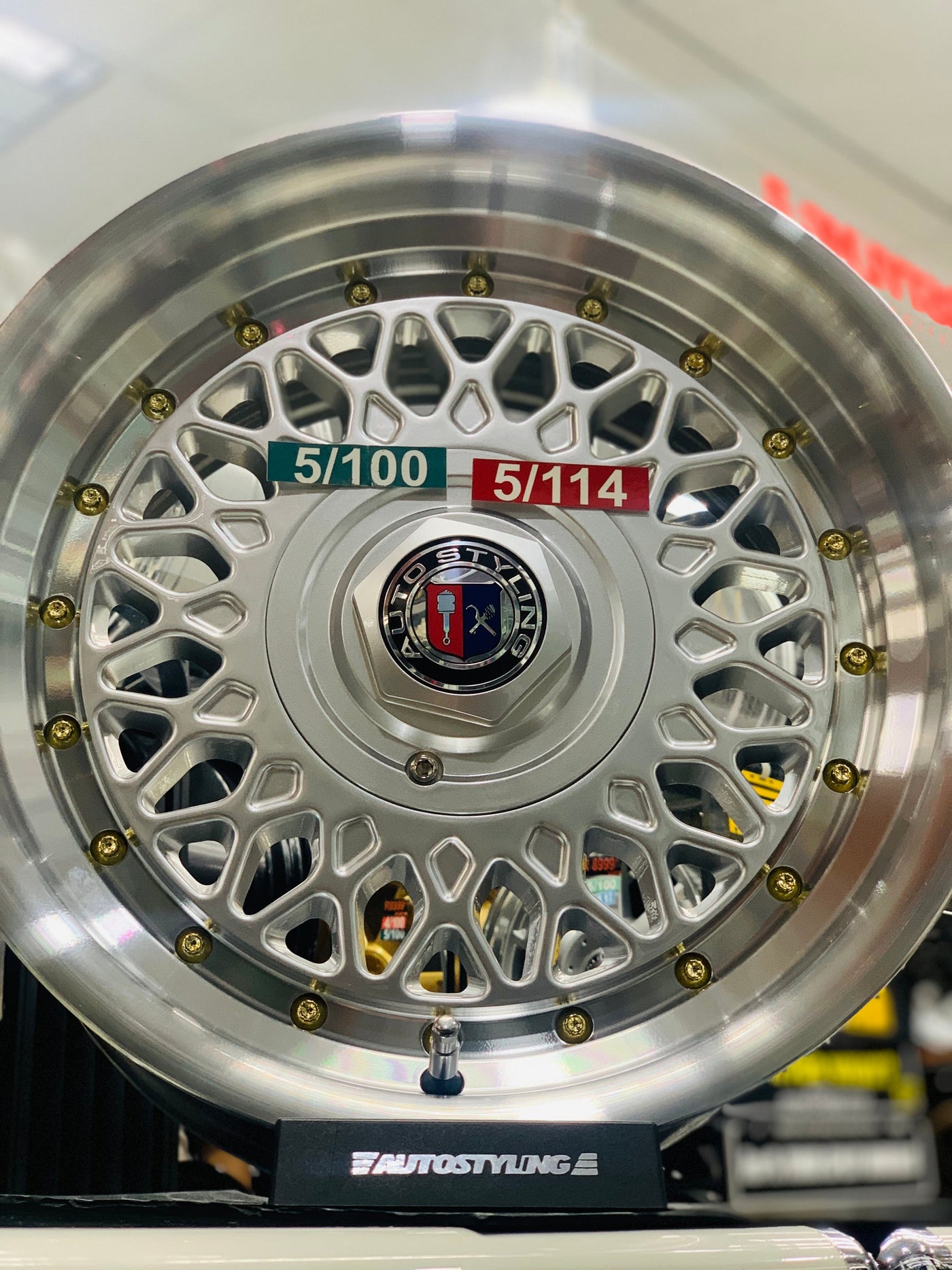 15” AS- PMESH SILVER  5x100 & 5x114 silver  wheels