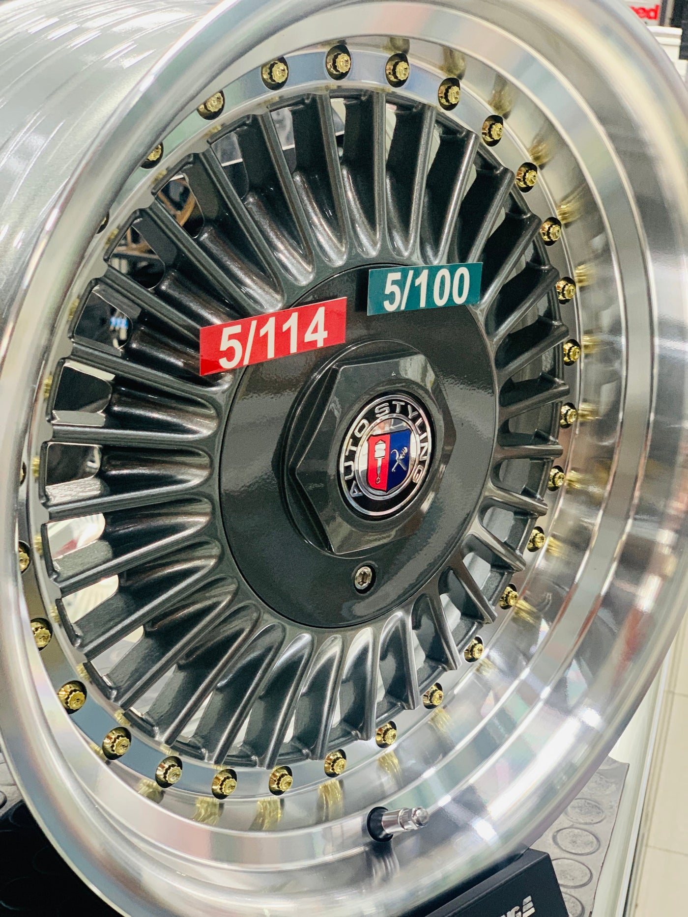 15” AS- EMITZ 5x100 & 5x114 gunmetal wheels