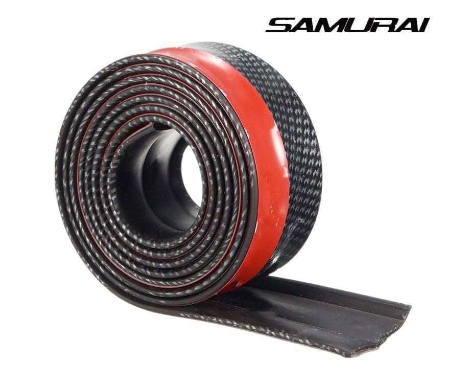 UNIVERSAL SAMURAI  RUBBER BOOT SPOILER CARBON