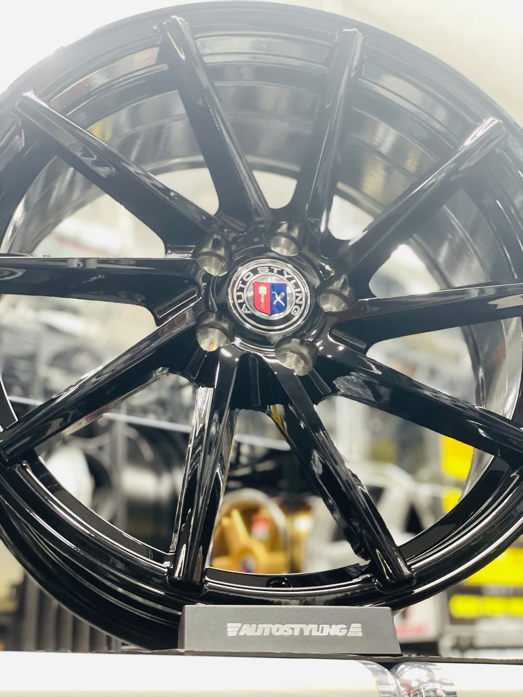 17” AS- CVT 5/100 gloss black wheels