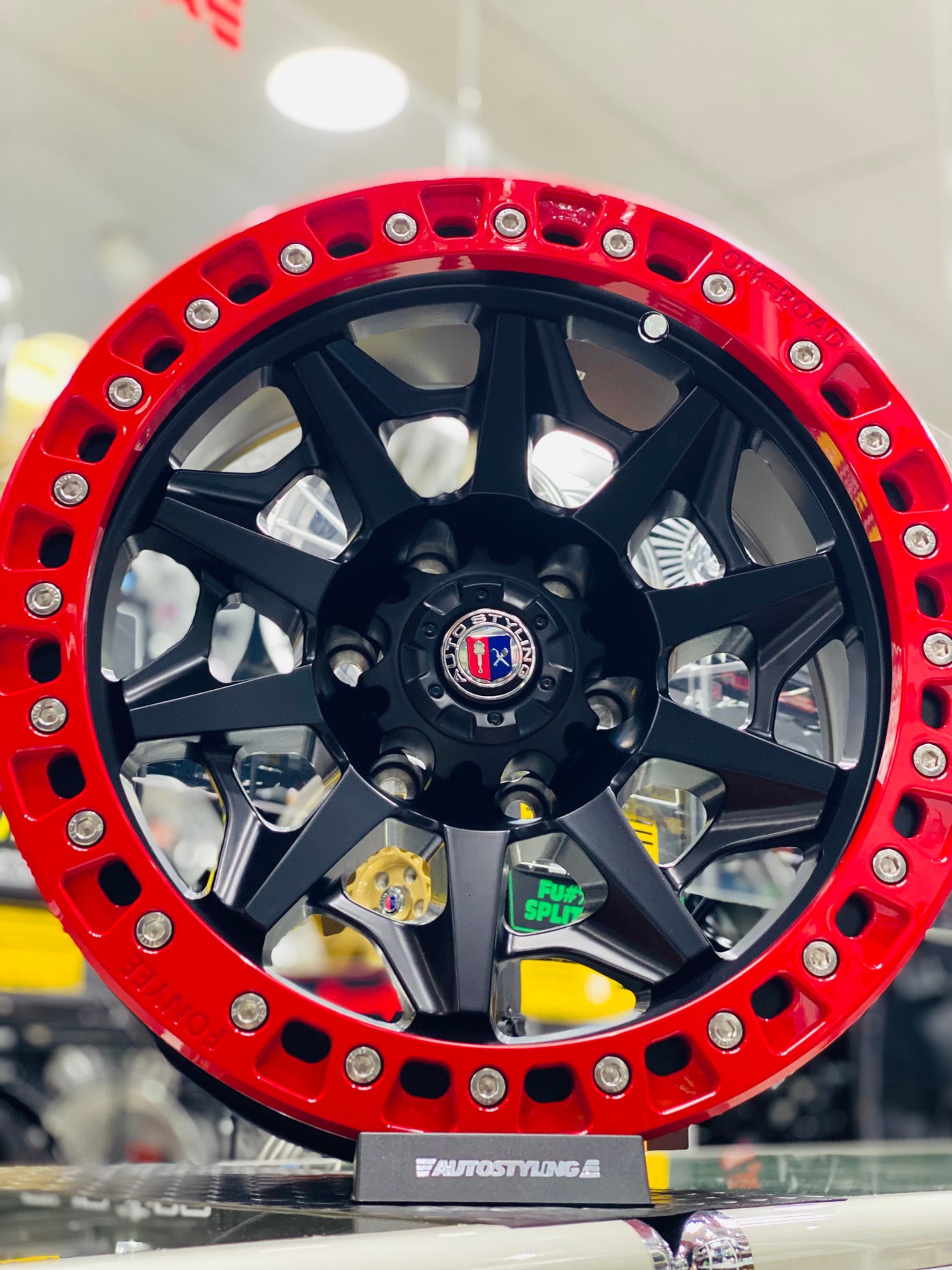 18” AS- F2005 RED FLOWFORGED BAKKIE RIMS 6/139