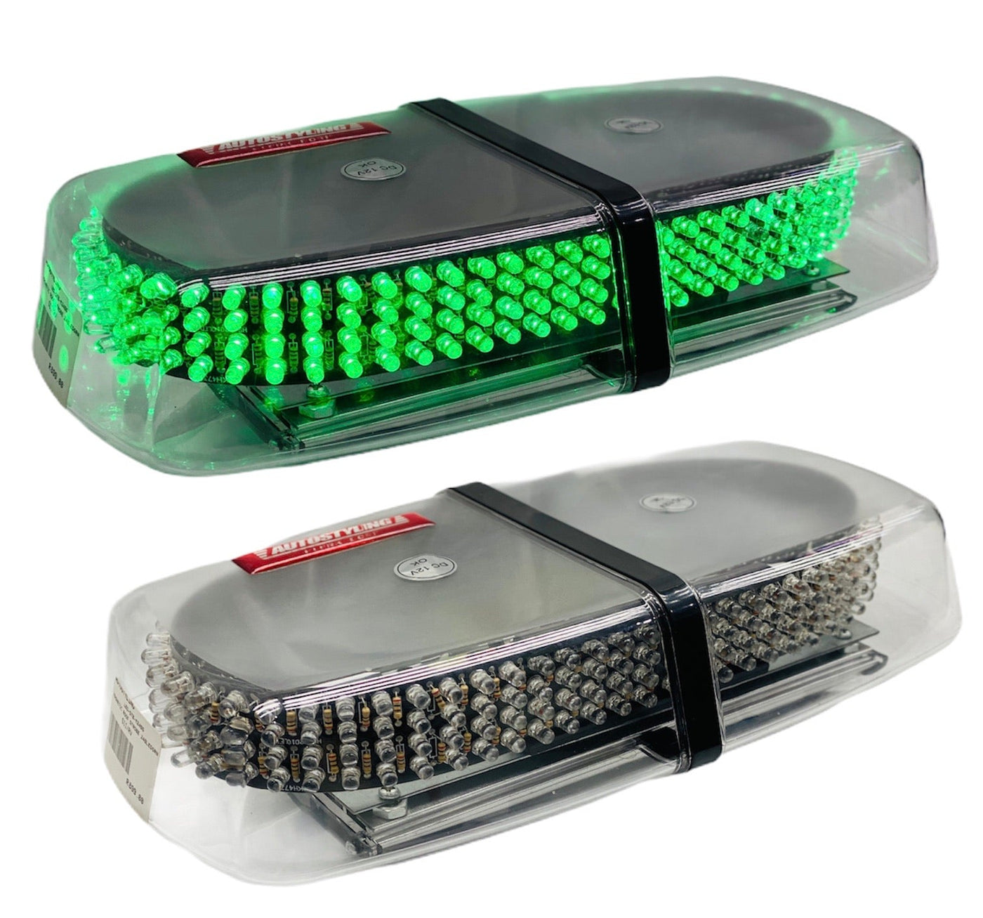 MAGNETIC LED ROOF STROBE 240 GREEN