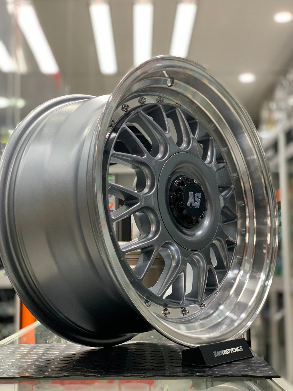 17” AS EURO 4/100 & 4/114 gunmetal