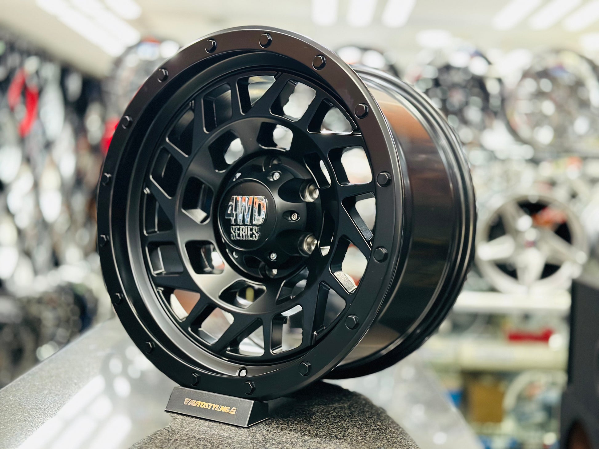 17” AS- F260246 6/139 BLACK 4x4 wheels