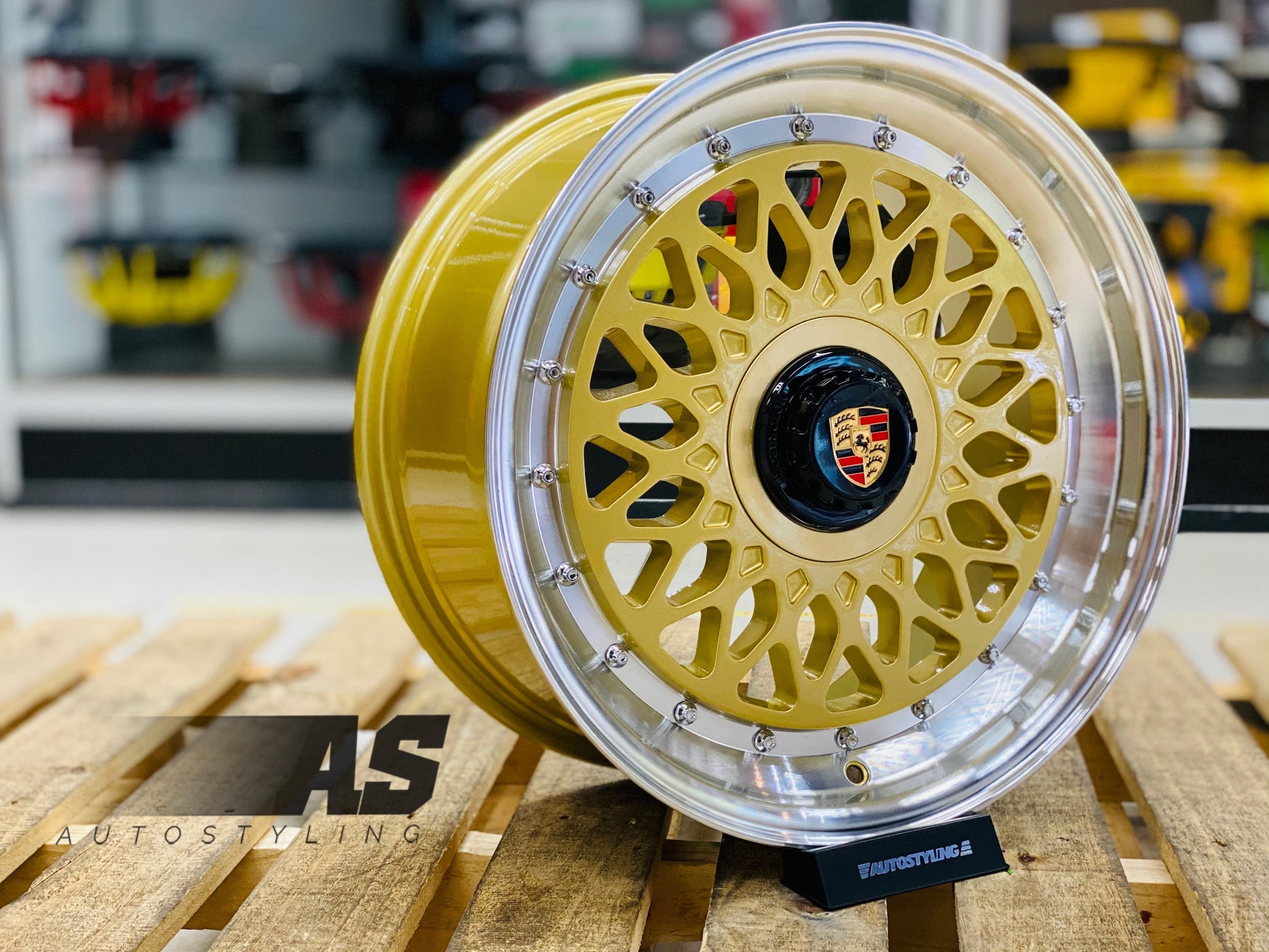 17'' AS-P/MESH 4/100 4/108 GOLD
