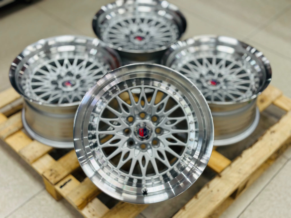 15” AS-7162 SILVER  4/100 4/108 wheels