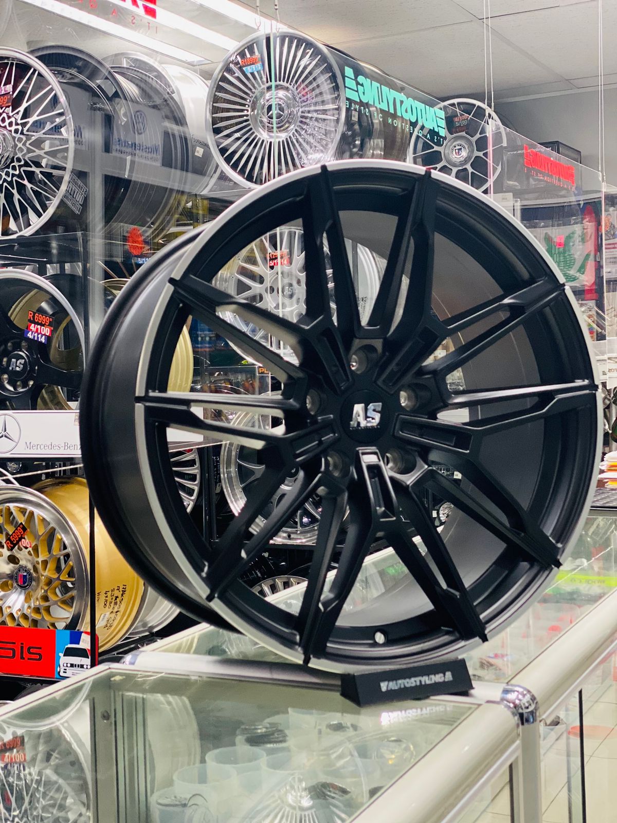 19” AS-G80 5x120 SATIN BLACK