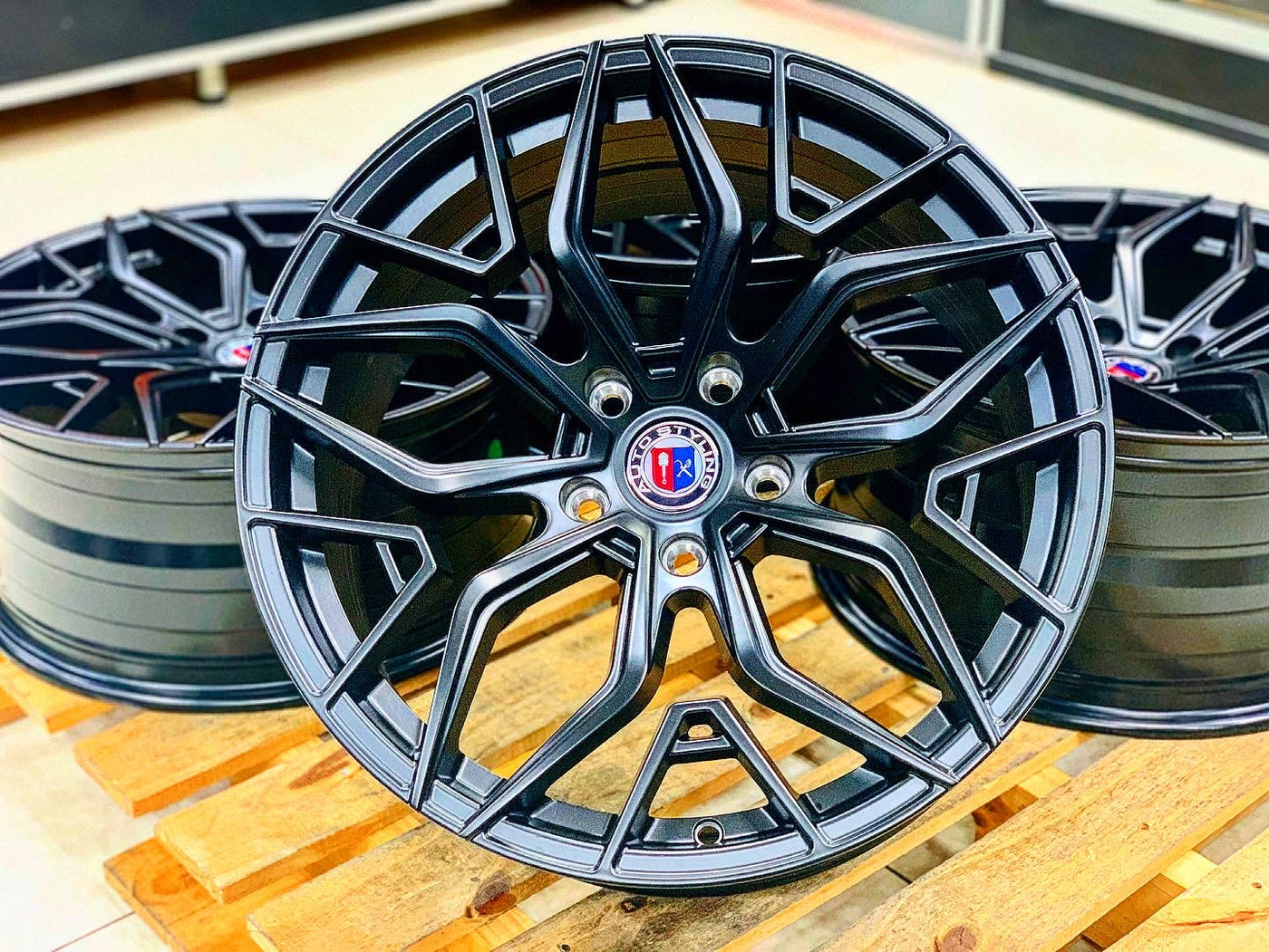 19” AS-KKR  5X112 & 5x120 SATIN  BLACK