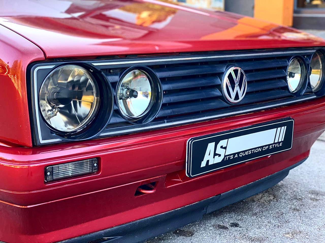 VW MK1 GOLF INNER H/L SMOKED