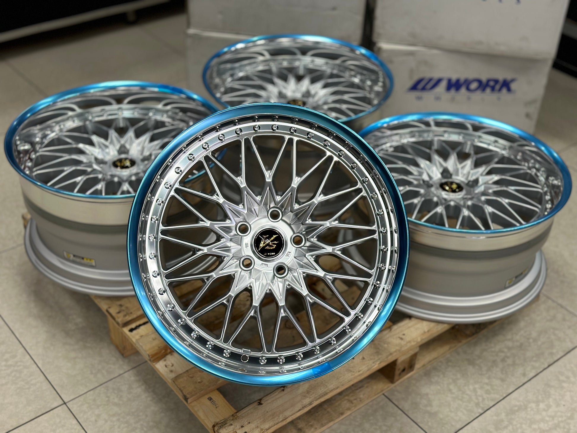 20” WORK VSXV 3pce split wheels 5/120