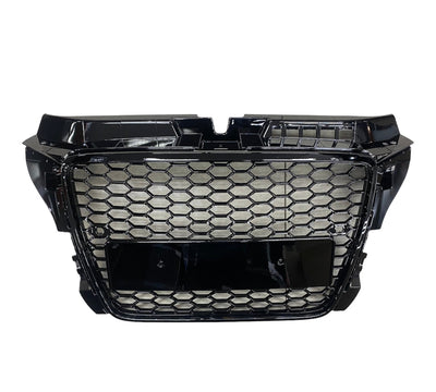 Audi A3 2008-2012 debadged grill gloss black