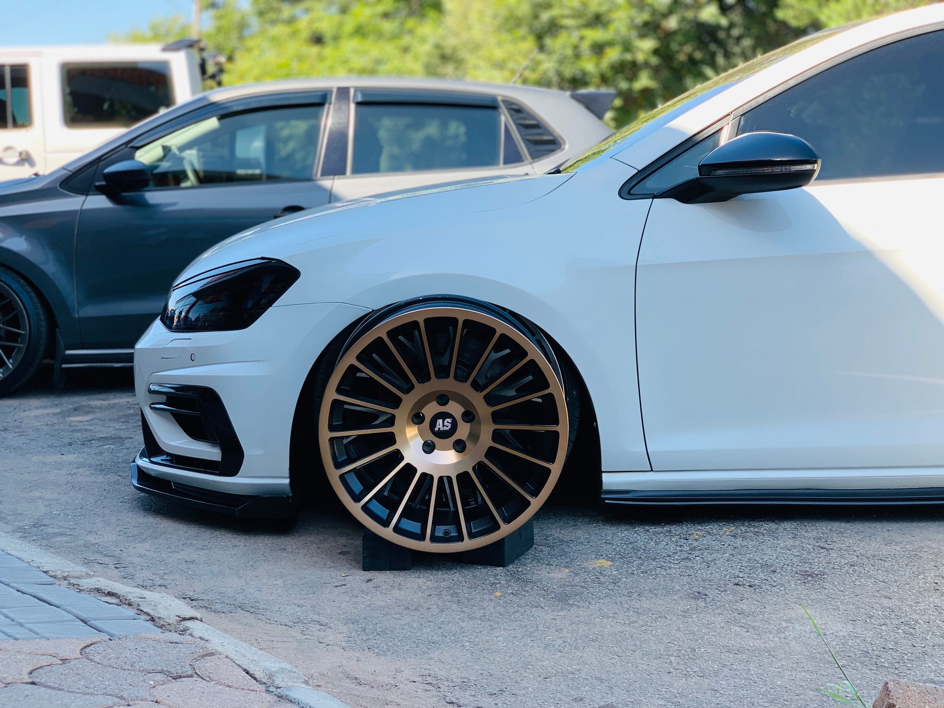 19” AS- IND 5/112 BLACK ROSE GOLD MACHINE FACE