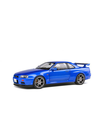 SOLIDO 1:18 SCALE MODEL CAR NISSAN GTR R34 (1999)