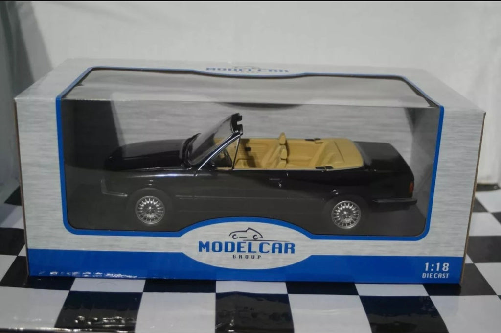 MCG 1:18 SCALE MODEL CAR BMW E30 325i cabrio 1985