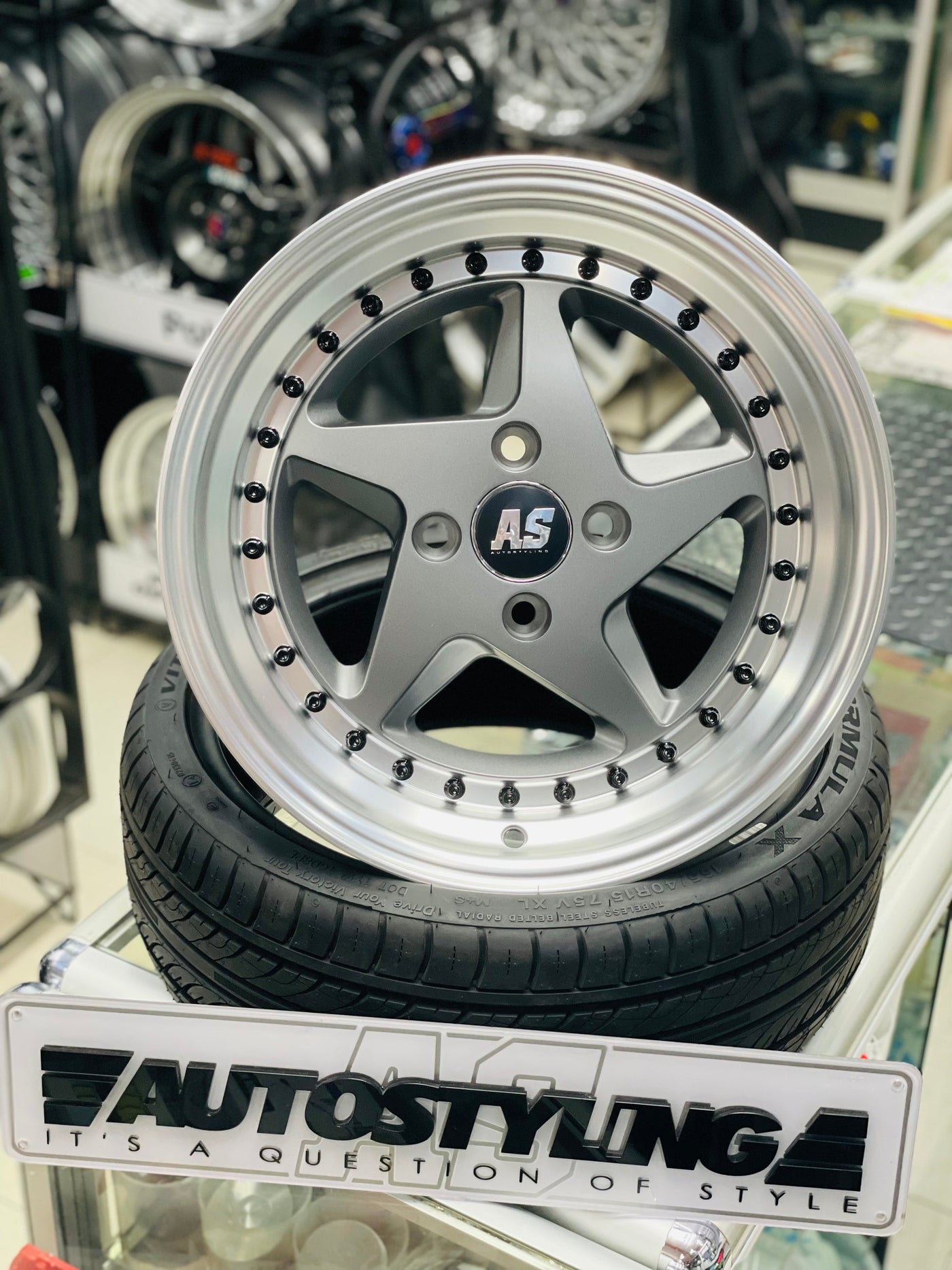 15'' AS-FERRARI 348 4/100 WHEELS