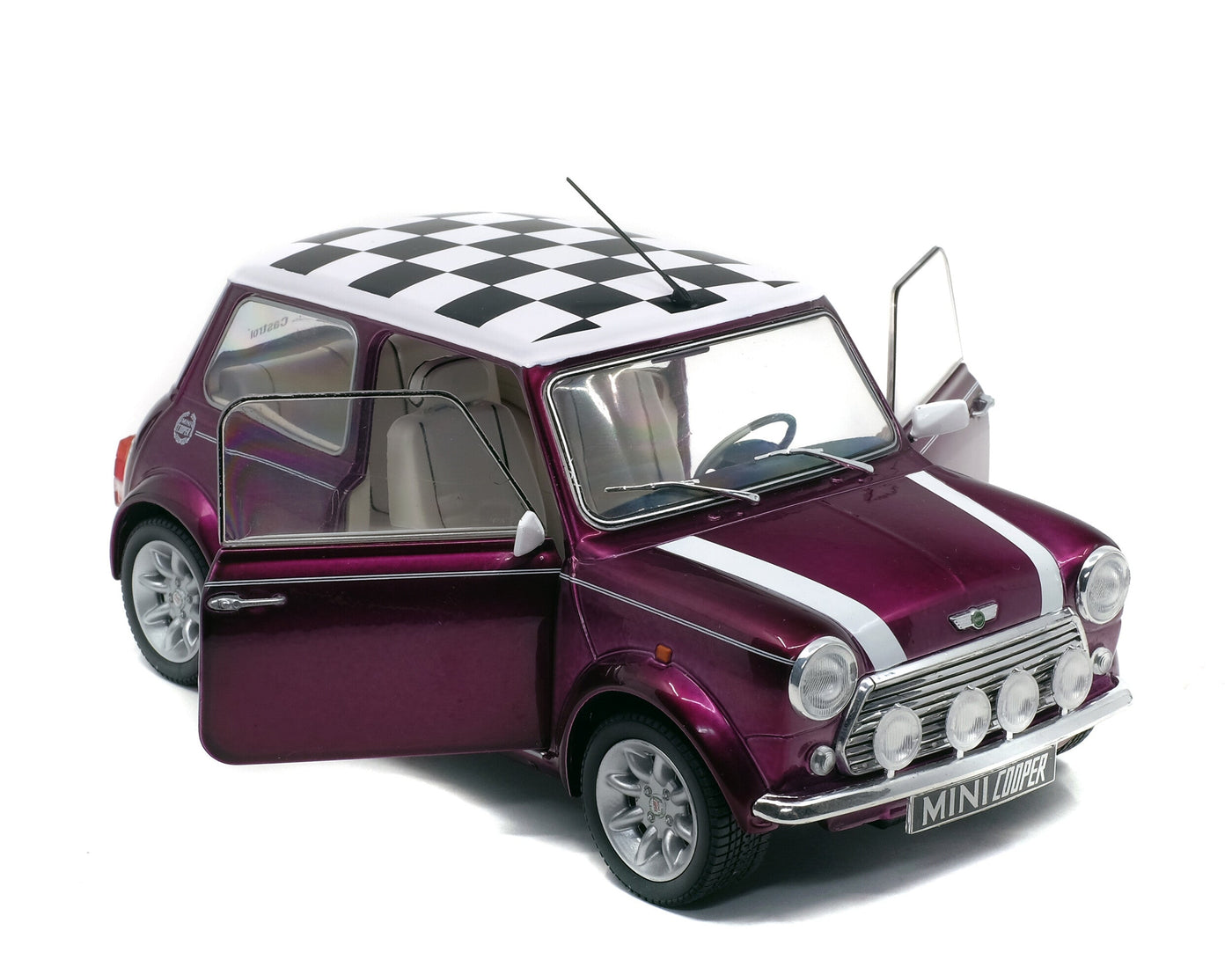 SOLIDO 1:18 SCALE MODEL CAR MINI COOPER SPORT 1997