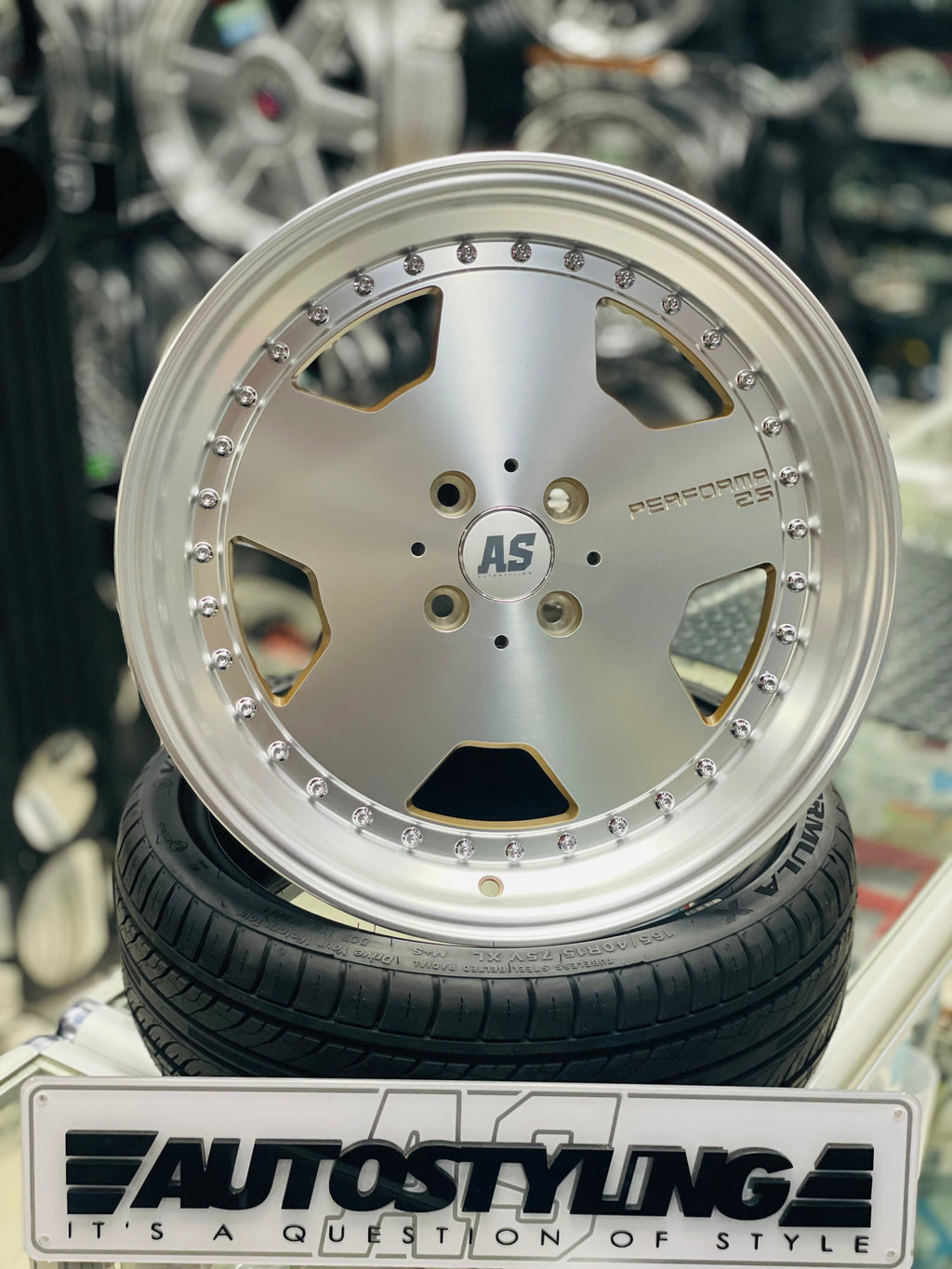 17''  AS-AMG PERFORMA M/ BLOCK 4/100 & 5/100 WHEELS